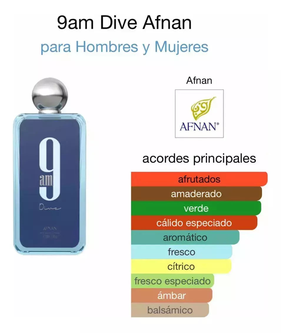AFNAN 9AM 100 ML UNISEX