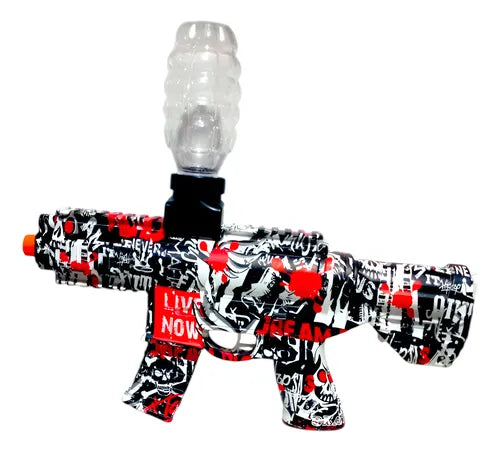 PISTOLA JUGUETE HIDORGEL M416 CON SILENCIADOR + 20.000 MUNICIONES