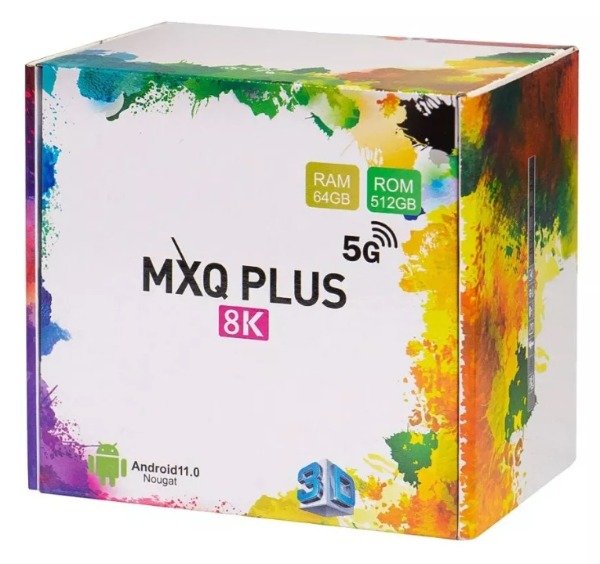 MXQ plus 8k 5G GOLD (Magic tv instalado )