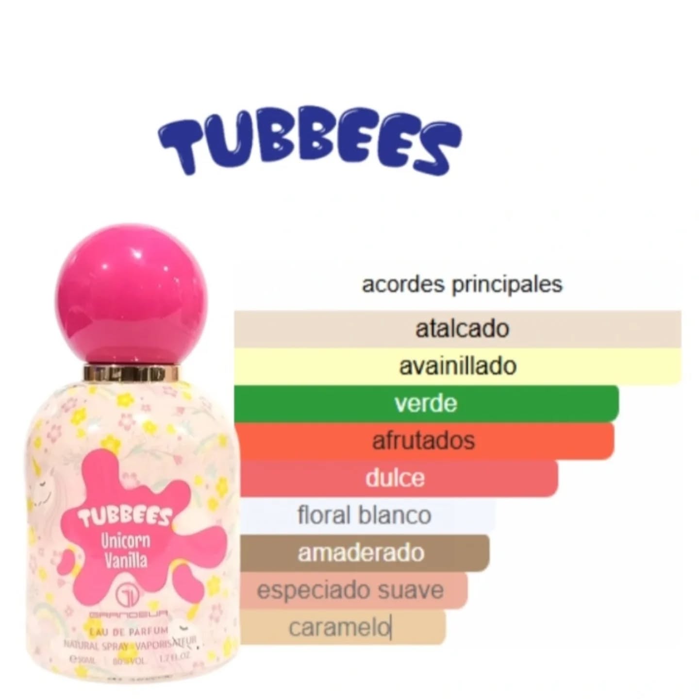GRANDEUR TUBBEES UNICORN VANILLA EDP 50ML UNISEX