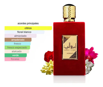 ASDAAF AMEERAT AL ARAB EDP ROJO 100ML