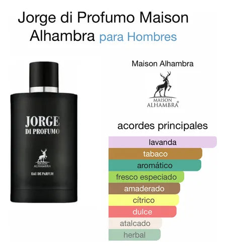 MAISON ALHAMBRA JORGE DI PROFUMO BLACK 100ml