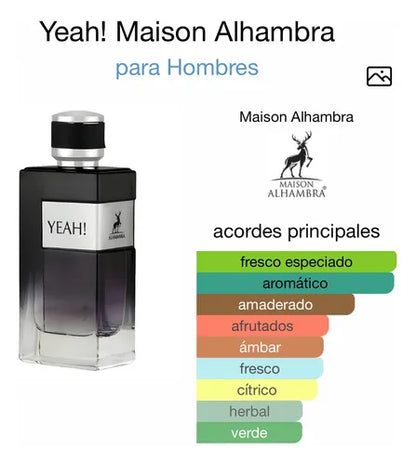 MAISON ALHAMBRA YEAH! MAN EDP 
 30ML