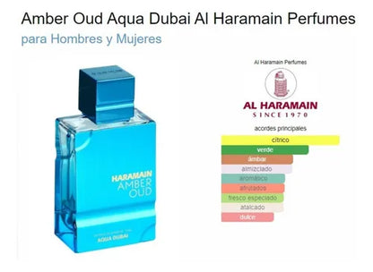AL HARAMAIN AMBER OUD AQUA DUBAI 100ML UNISEX