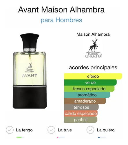 MAISON ALHAMBRA AVANT EDP 30ML