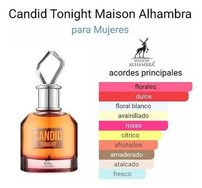 MAISON ALHAMBRA CANDID TONIGHT EDP 
 100ML