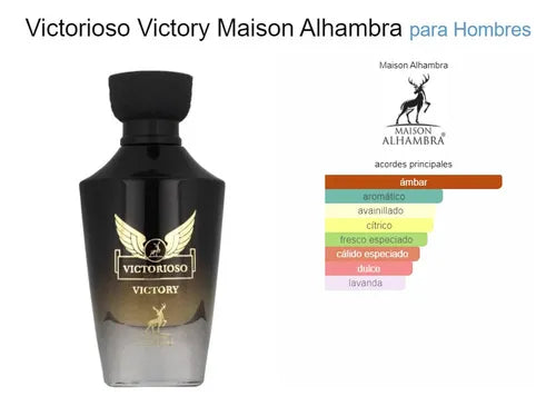MAISON ALHAMBRA VICTORIOSO NEGRO EDP 100ML