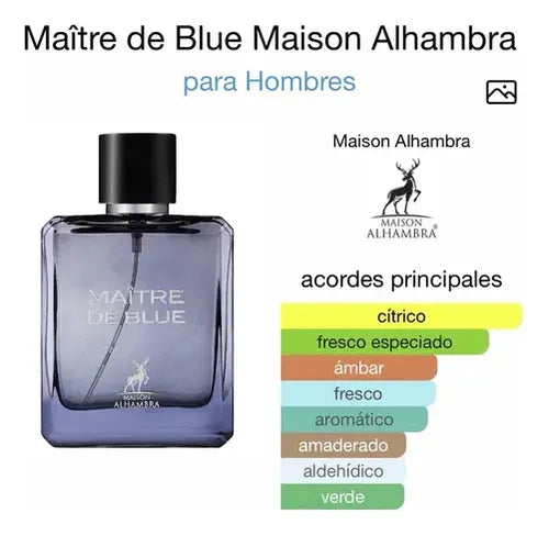 MAISON ALHAMBRA MAITRE DE BLUE
 EDP 30ML