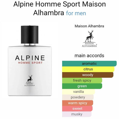 DECANT MAISON ALHAMBRA ALPINE HOMME SPORT EDP 5ML