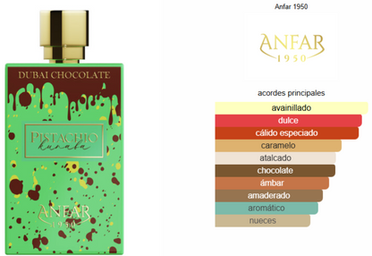 ANFAR DUBAI CHOCOLATE PISTACHO DE 80ML