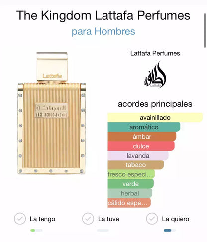 LATTAFA THE KINGDOM EDP 100 ML
