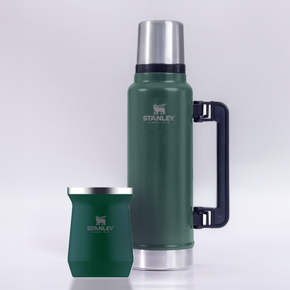 TERMO CON MATE STANLEY VERDE