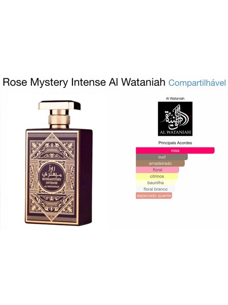 AL WATANIAH ROSE MYSTERY INTENSE EDP 100ML
